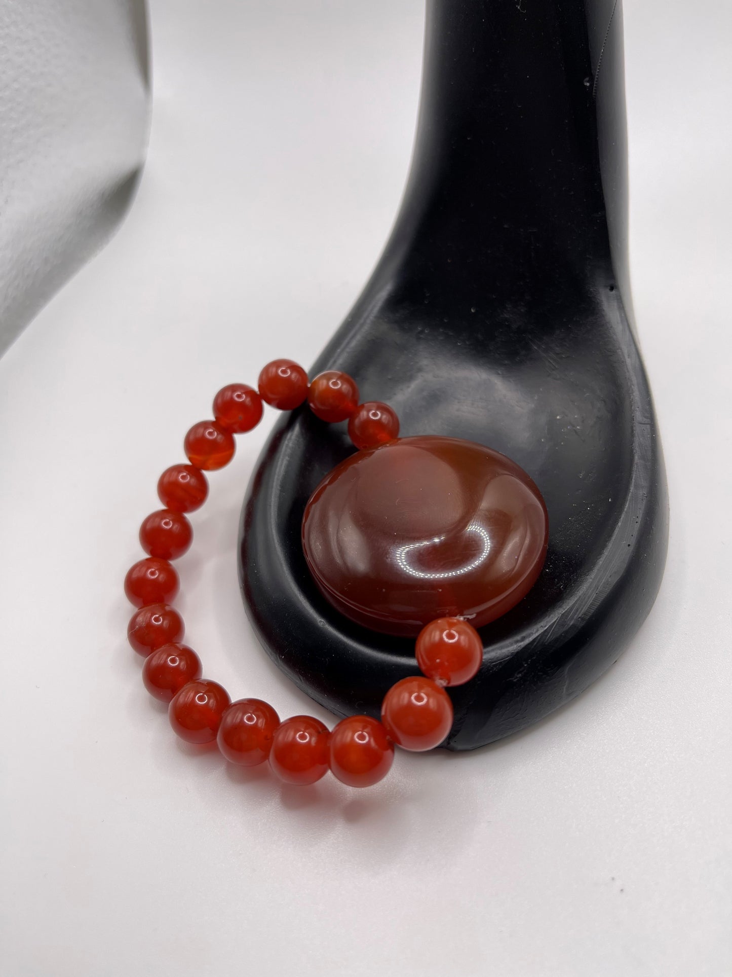 Carnelian stretchy bracelet