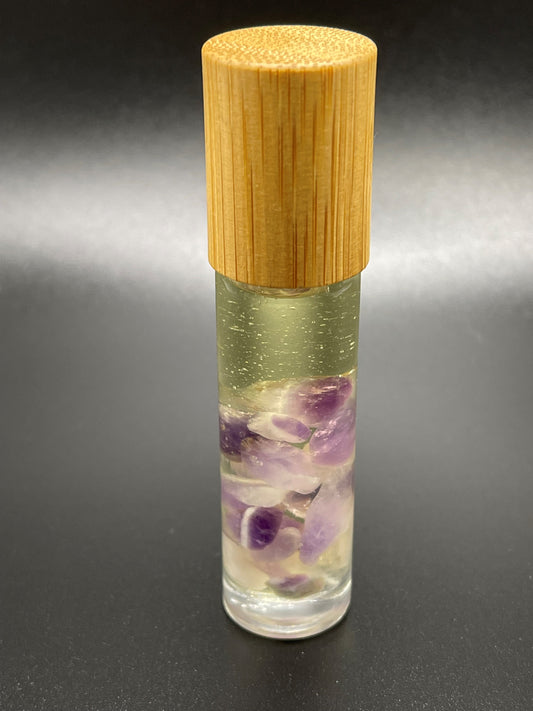 Amethyst infused oil roller ball- Lavendar