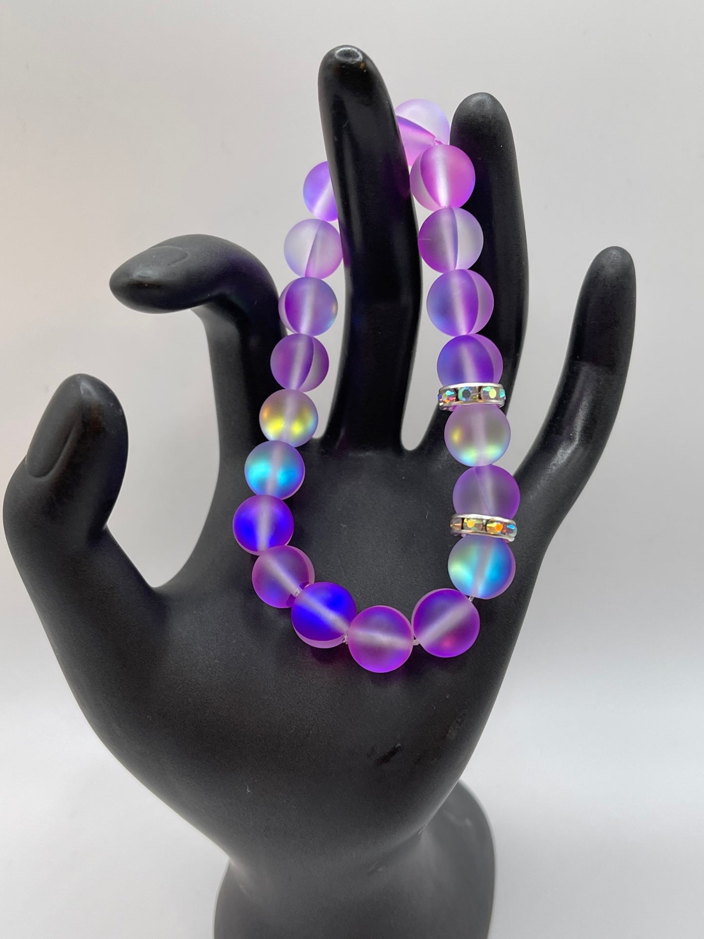 Purple Mermaid Glass